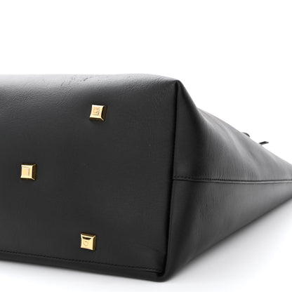 Salvatore Ferragamo Calfskin Studio Tote Black 12 of 14