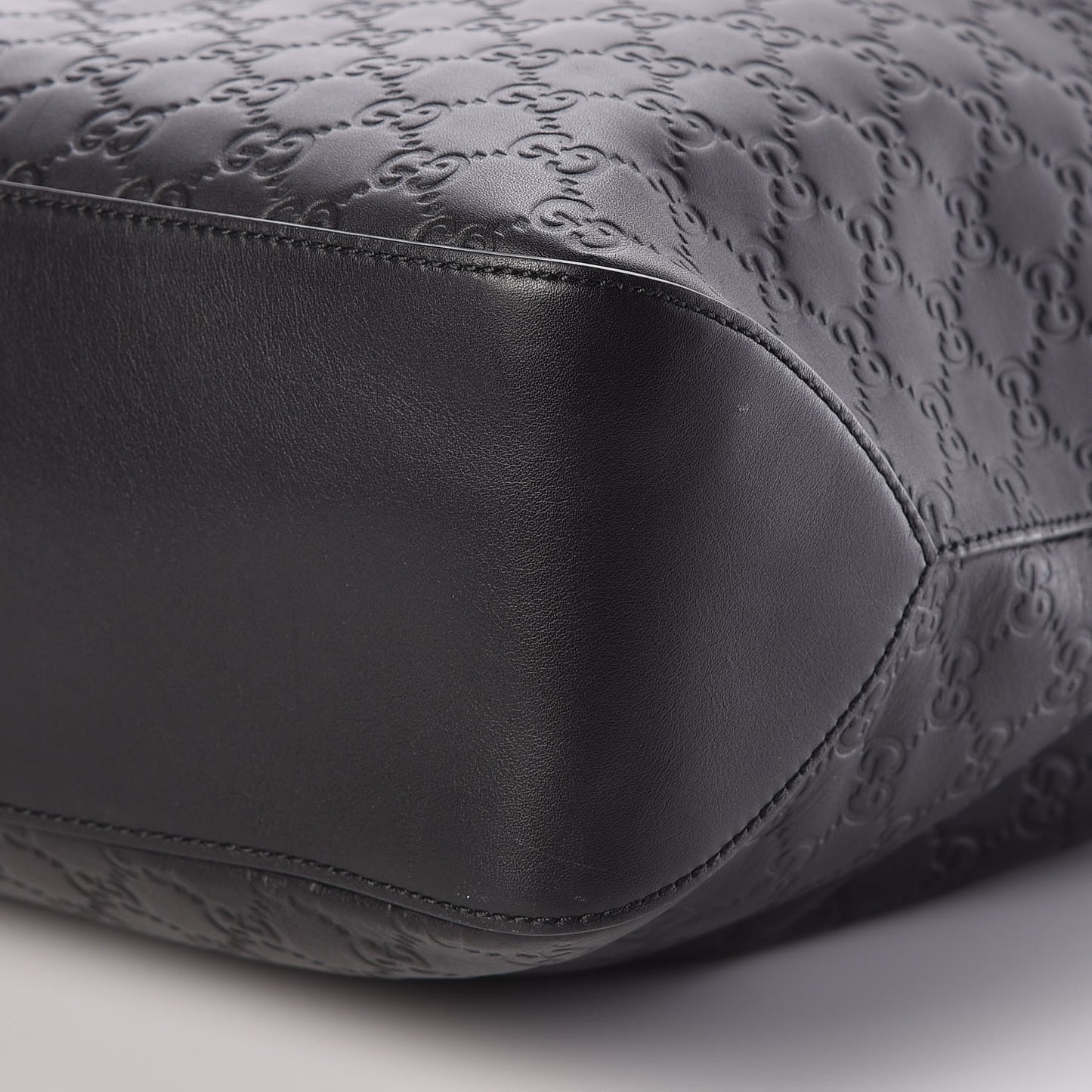 Guccissima Signature Large Linea A Hobo Black