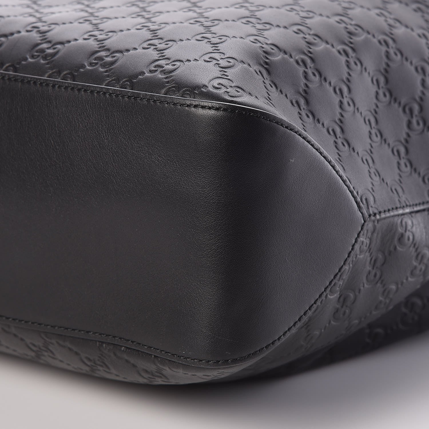 Gucci Guccissima Signature Large Linea A Hobo Black 9 of 9