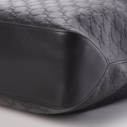 Gucci Guccissima Signature Large Linea A Hobo Black 9 of 9