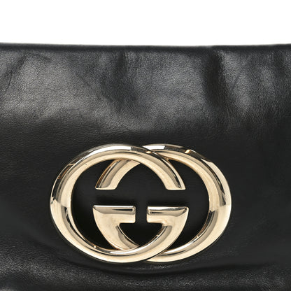 Gucci Calfskin Small Britt Shoulder Bag Black 8 of 10
