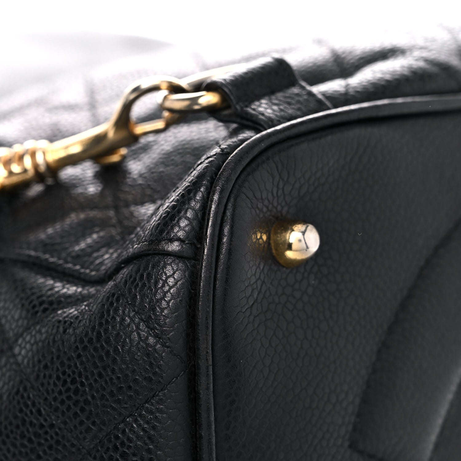 Chanel Caviar Quilted Drawstring Backpack Black 11 of 24