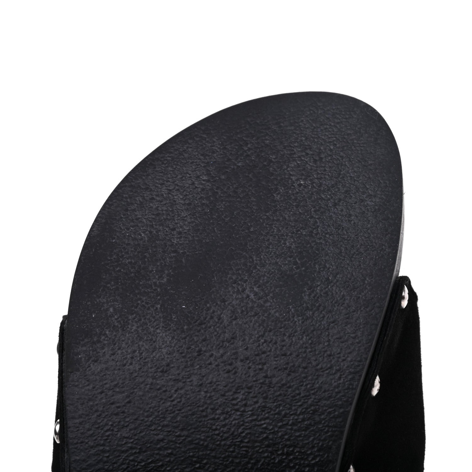 Chanel Suede CC Buckle Clogs 38 Black 12 of 16