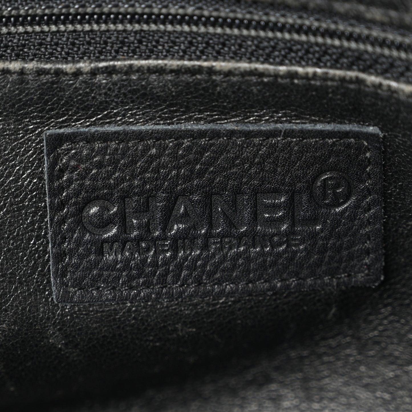 Caviar Patent Quilted Large Bowler Black