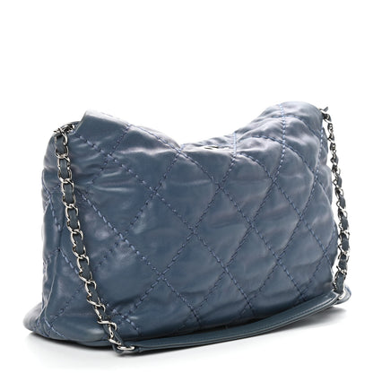 Chanel Calfskin Love Me Tender Shoulder Bag Blue 2 of 8