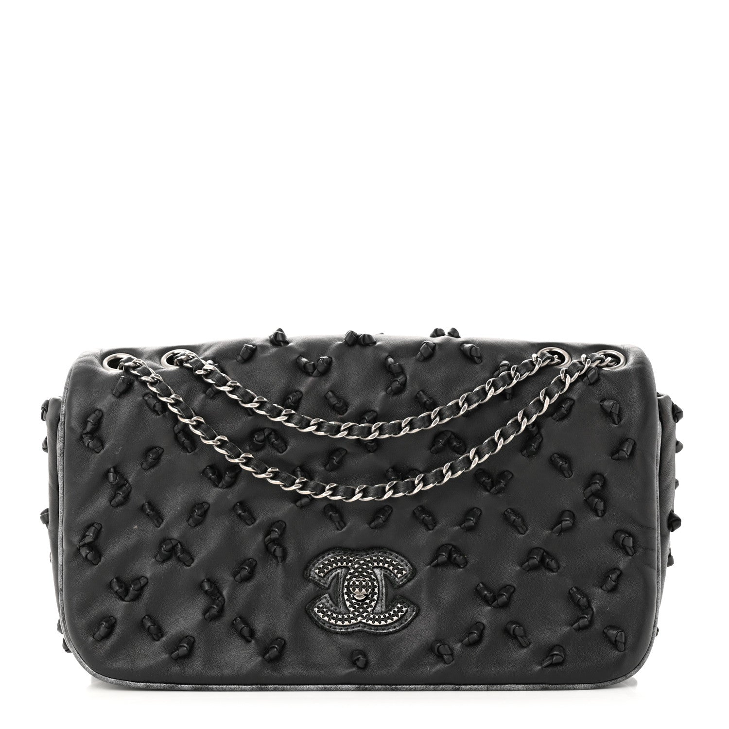Chanel Lambskin Chic Knot Flap Black 1 of 13