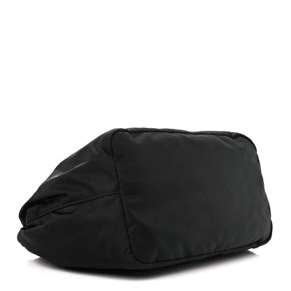 Prada Tessuto Nylon Bow Shoulder Bag Black 4 of 11