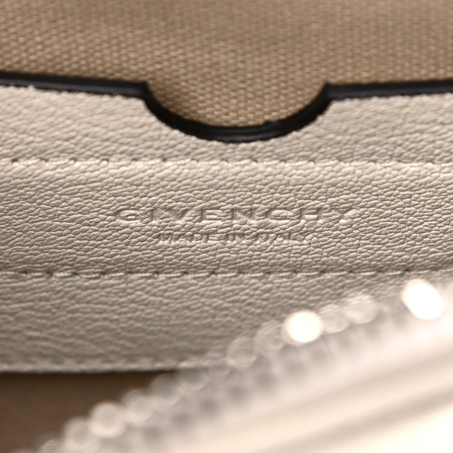 Sugar Goatskin Nano Antigona Ivory