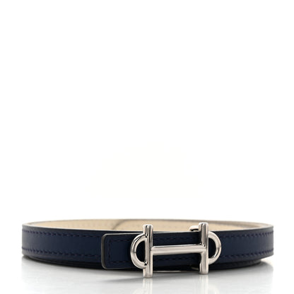 Hermes Swift Epsom 13mm Gamma Belt 75 30 Bleu Saphir Craie 2 of 7