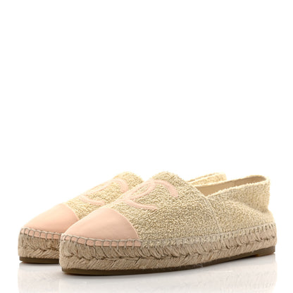 Chanel Fabric CC Espadrilles 39 Ecru Light Beige 3 of 10