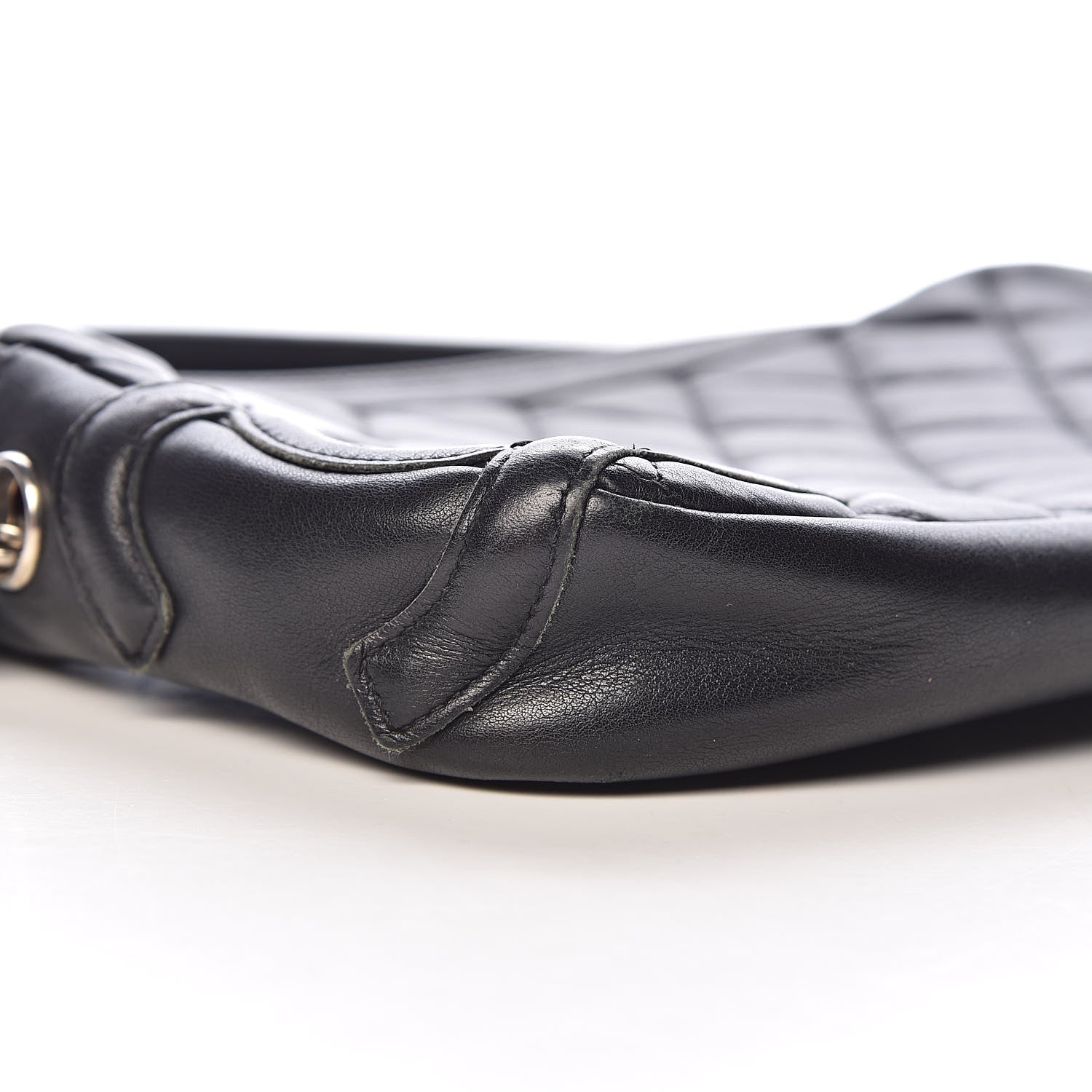 Chanel Calfskin Quilted Cambon Pochette Black 17 of 19