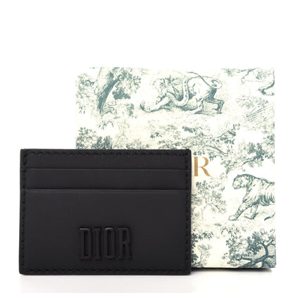 Christian Dior Calfskin D-Fence Card Holder Black 7 of 7