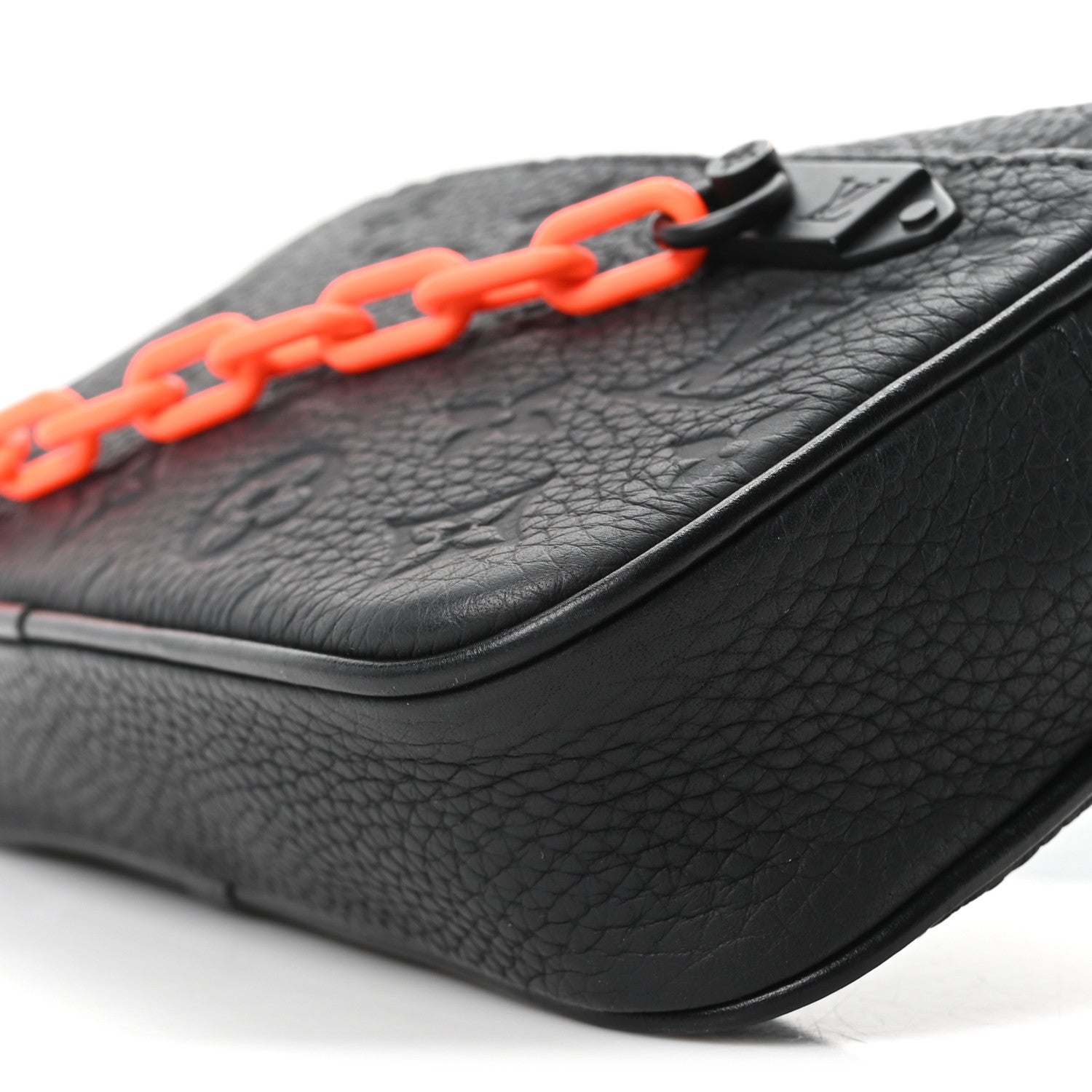 Louis Vuitton Taurillon Monogram Uniformes Solar Ray Soft Pochette Volga Belt Bag Black 9 of 9
