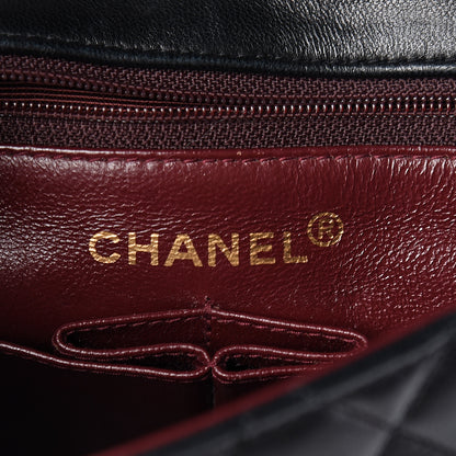 Chanel Lambskin Quilted Mini Square Flap Black 6 of 15