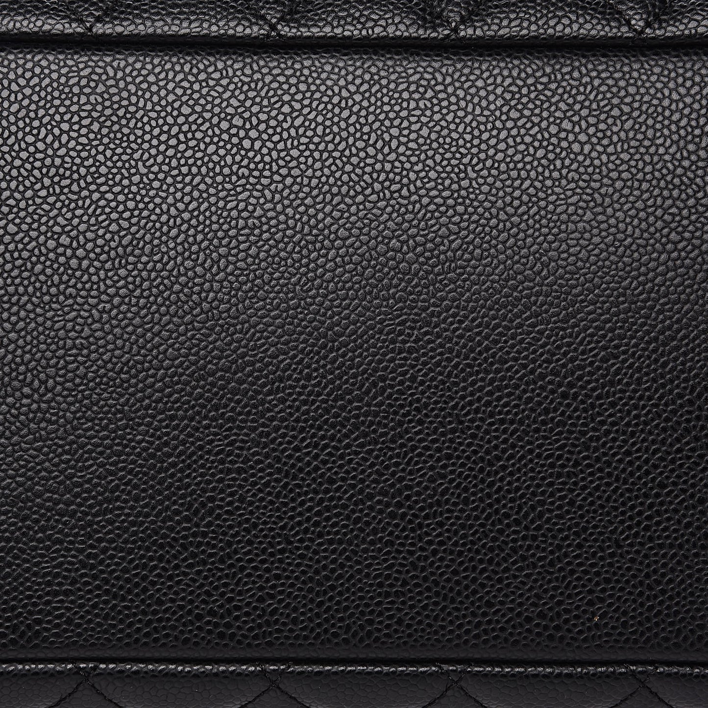 Caviar Quilted Grand Shopping Tote GST Black