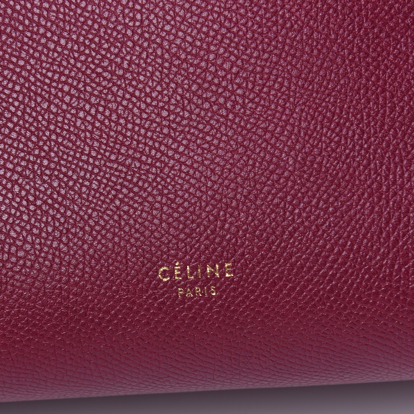 Grained Calfskin Micro Belt Bag Plum