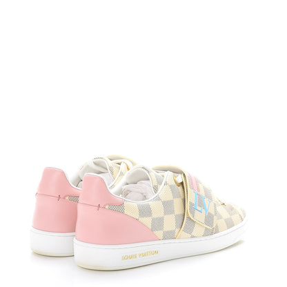 Louis Vuitton Damier Azur Summer Trunks Frontrow Sneakers 37 4 of 10