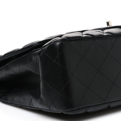 Chanel Lambskin Quilted Jumbo Single Flap Black 9 of 10