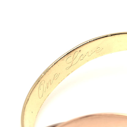 Cartier 18K Pink Yellow White Gold Small Trinity Ring 53 6.25 5 of 5