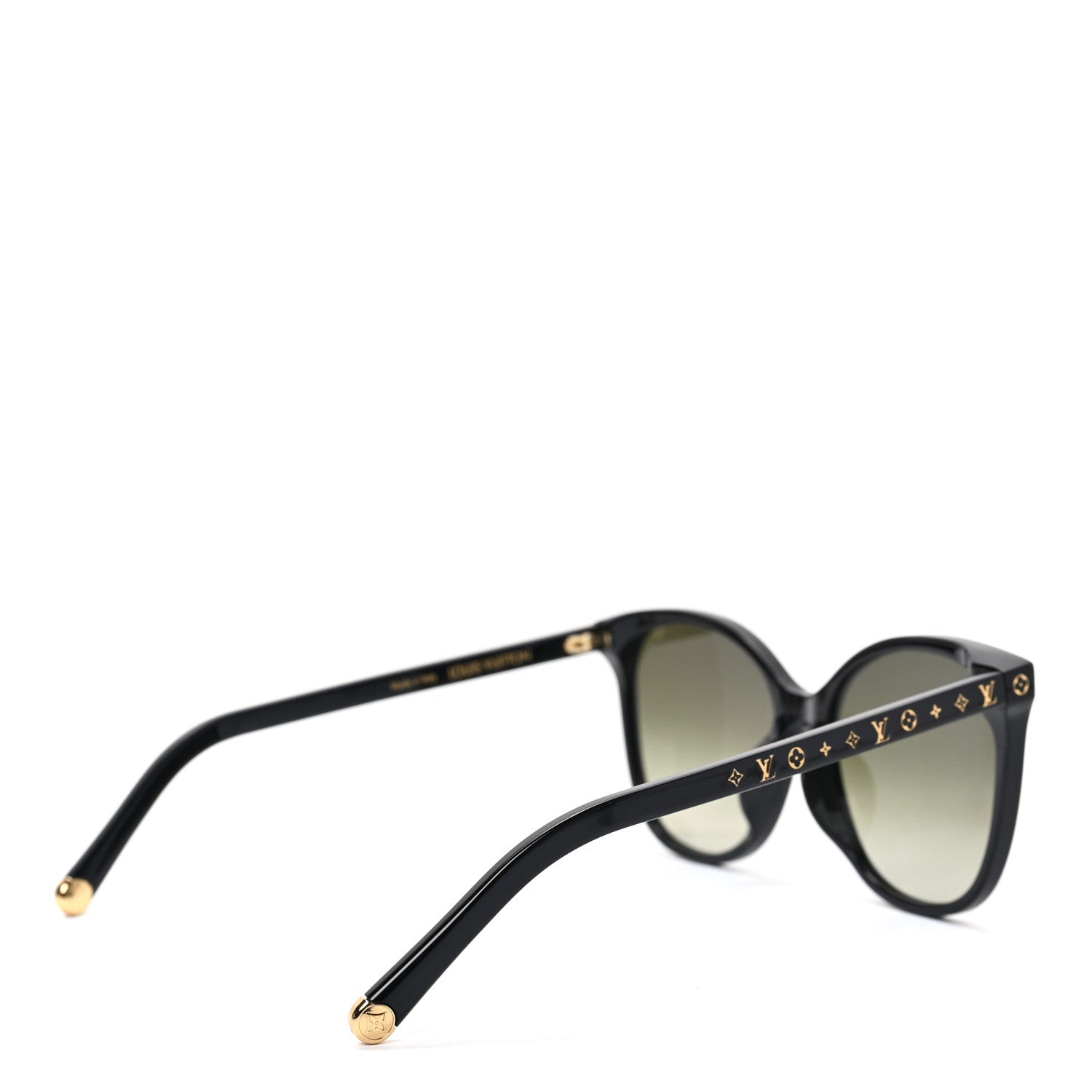 Louis Vuitton Acetate My Monogram Light Cat Eye Sunglasses Z1657E Black 4 of 6