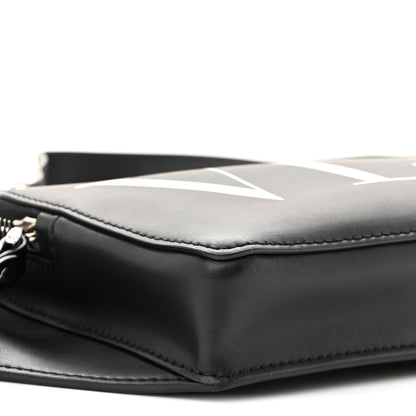 Valentino Garavani Calfskin VLTN Belt Bag Black White 8 of 9