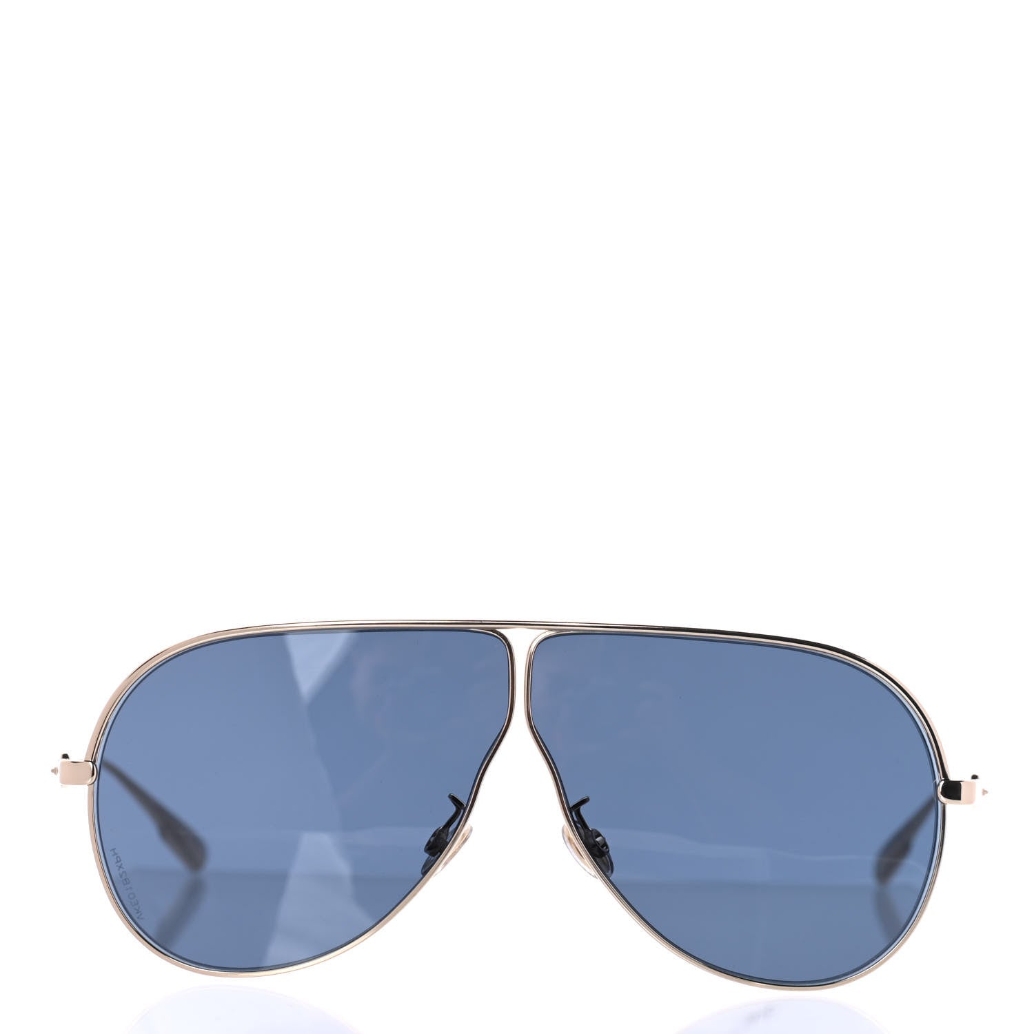Christian Dior Metal Camp Aviator Sunglasses Gold 2 of 6