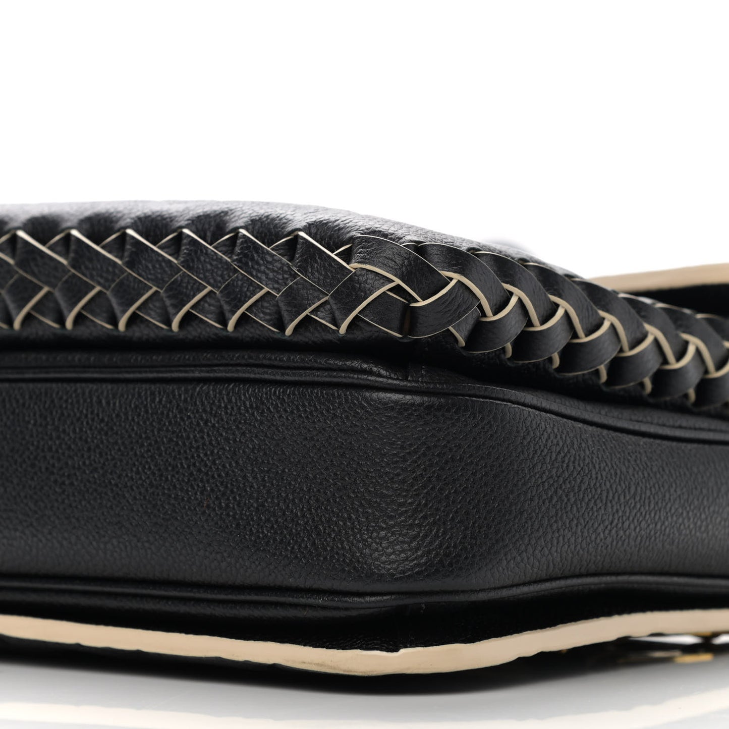 Empreinte Braided Pochette Metis Black