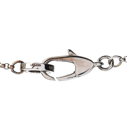Bulgari 18K White Gold Diamond Small B.Zero1 Pave Pendant Necklace 4 of 6
