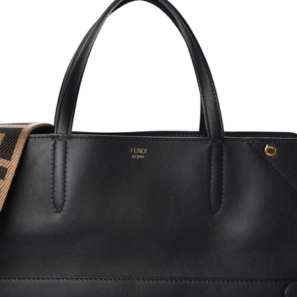 Fendi Vitello Grace Matte Large Flip Tote Black 11 of 11