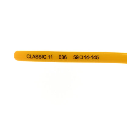 Saint Laurent Aviator Classic 11 Sunglasses Yellow 5 of 7