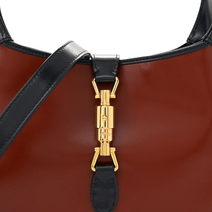 Gucci Boarded Dyana Lux Calfskin Bi-Color Small Jackie 1961 Hobo Mineral Red Blue 8 of 11