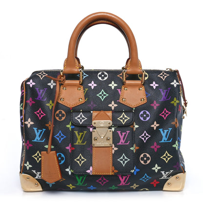 Louis Vuitton Monogram Multicolor Speedy 30 Black 1 of 9