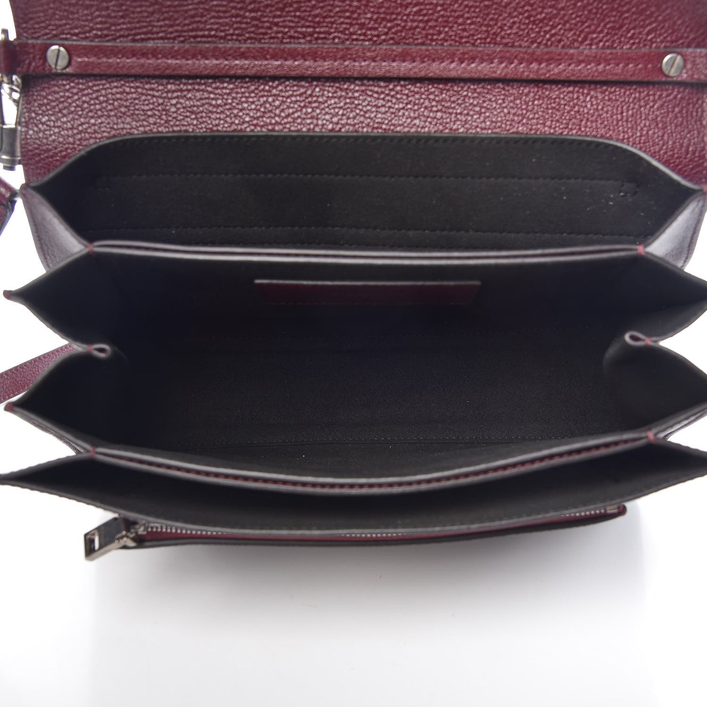 Goatskin Medium GV3 Flap Aubergine