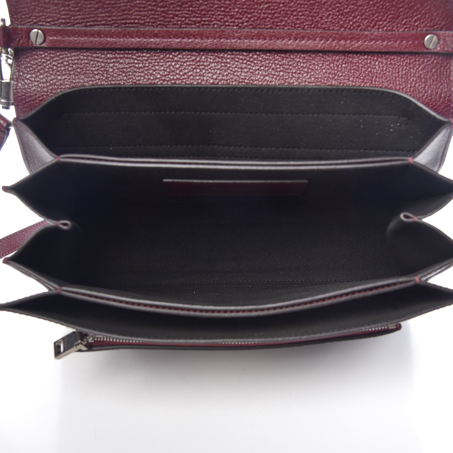 Givenchy Goatskin Medium GV3 Flap Aubergine 5 of 9