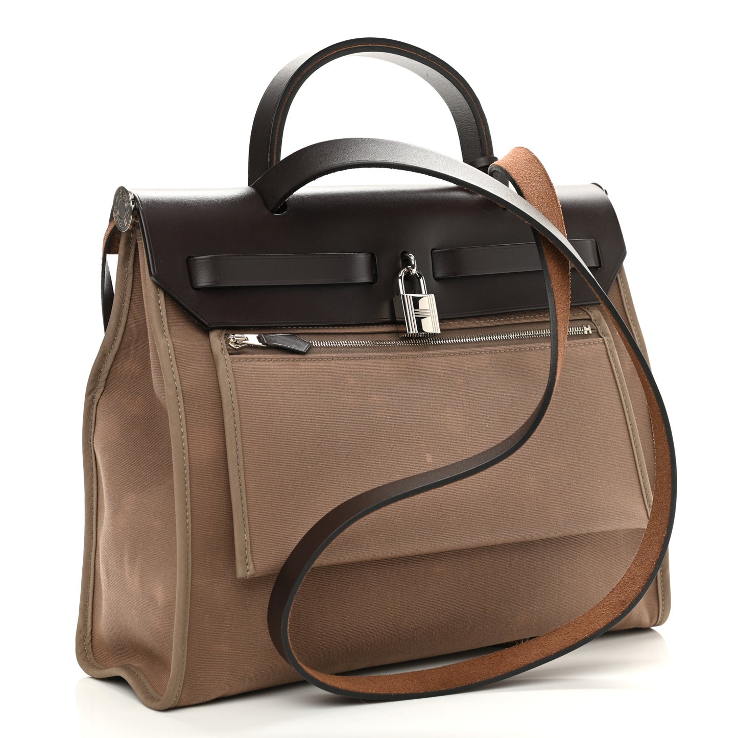 Vache Hunter Toile Herbag Zip 31 PM Etoupe Ebene
