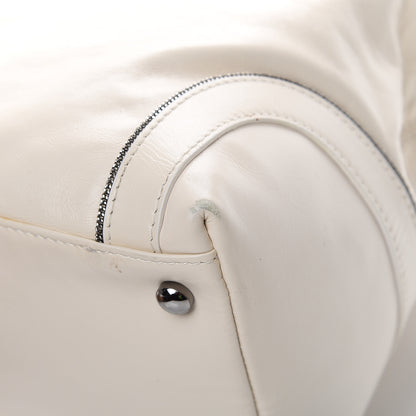 Chanel Calfskin Soho CC Shopper Tote White 14 of 17