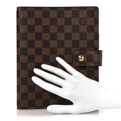 Louis Vuitton Damier Ebene Large Ring Agenda Cover 2 of 9