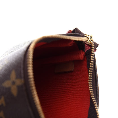 Louis Vuitton Monogram 2018 Christmas Animation Mini Cats Pochette Accessories 7 of 7