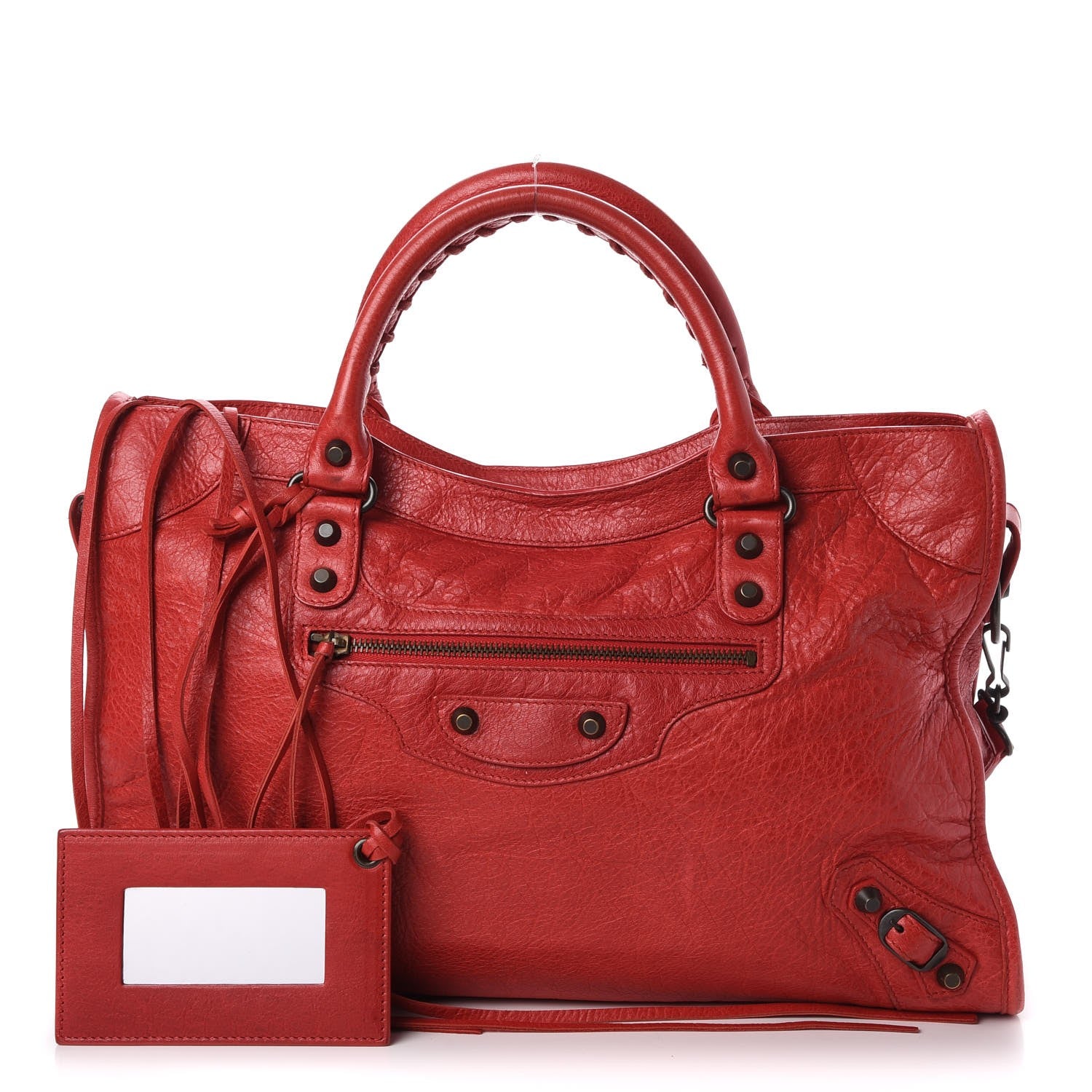Balenciaga Agneau Classic Hardware City Rouge Coquelicot 1 of 16