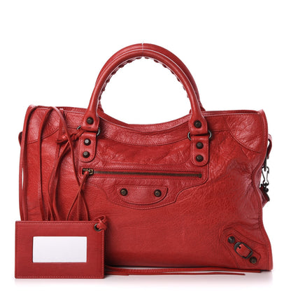 Balenciaga Agneau Classic Hardware City Rouge Coquelicot 1 of 16