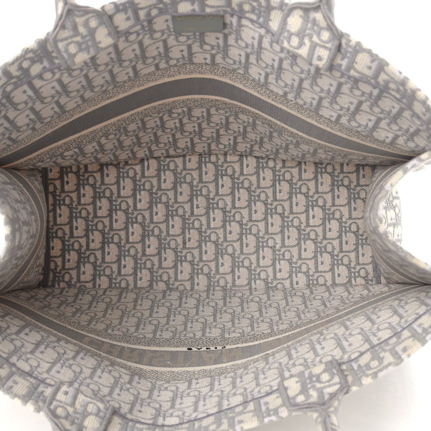 Christian Dior Oblique Large Book Tote Grey 7 of 11