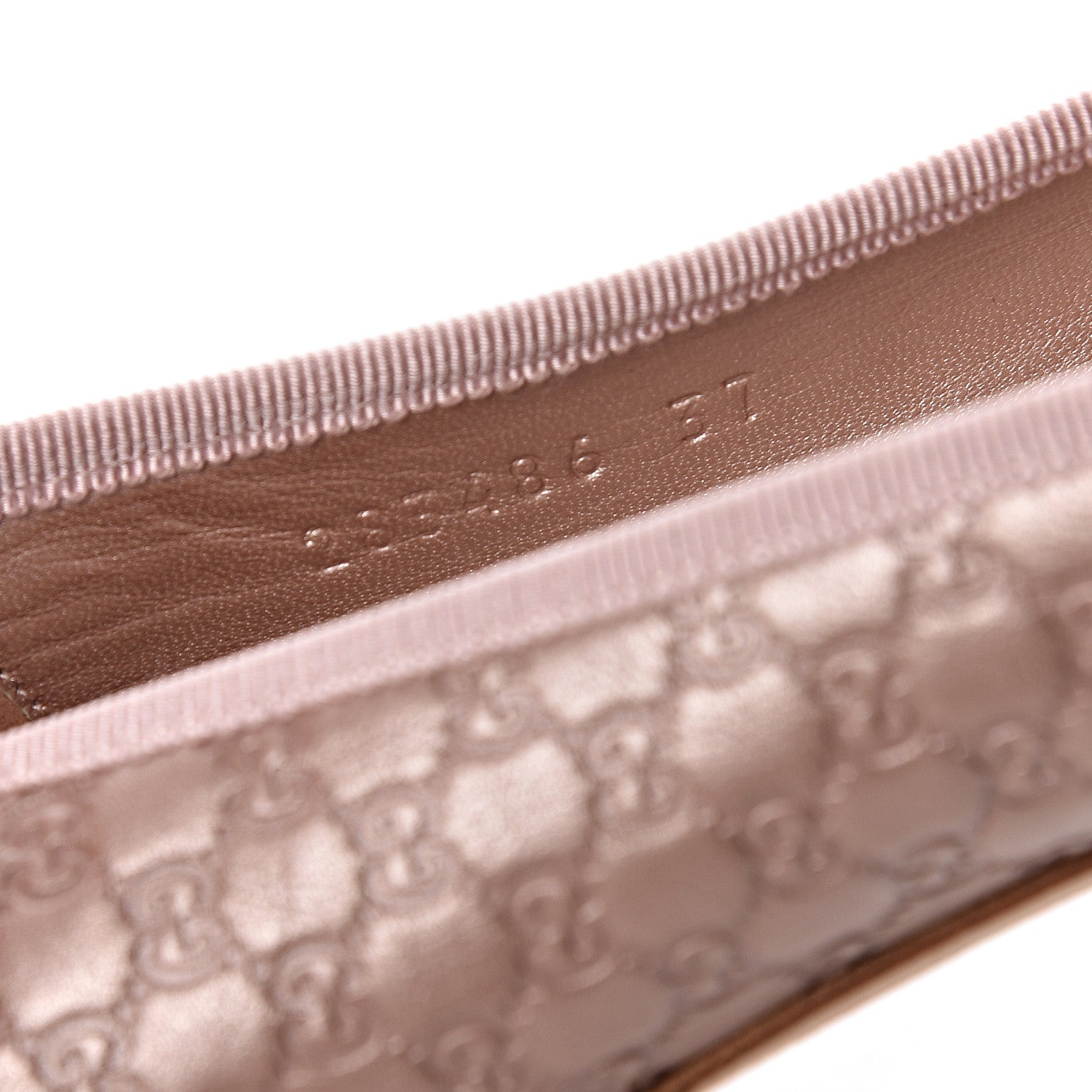 Gucci Microguccissima Flats 37 Dark Cipria 9 of 11