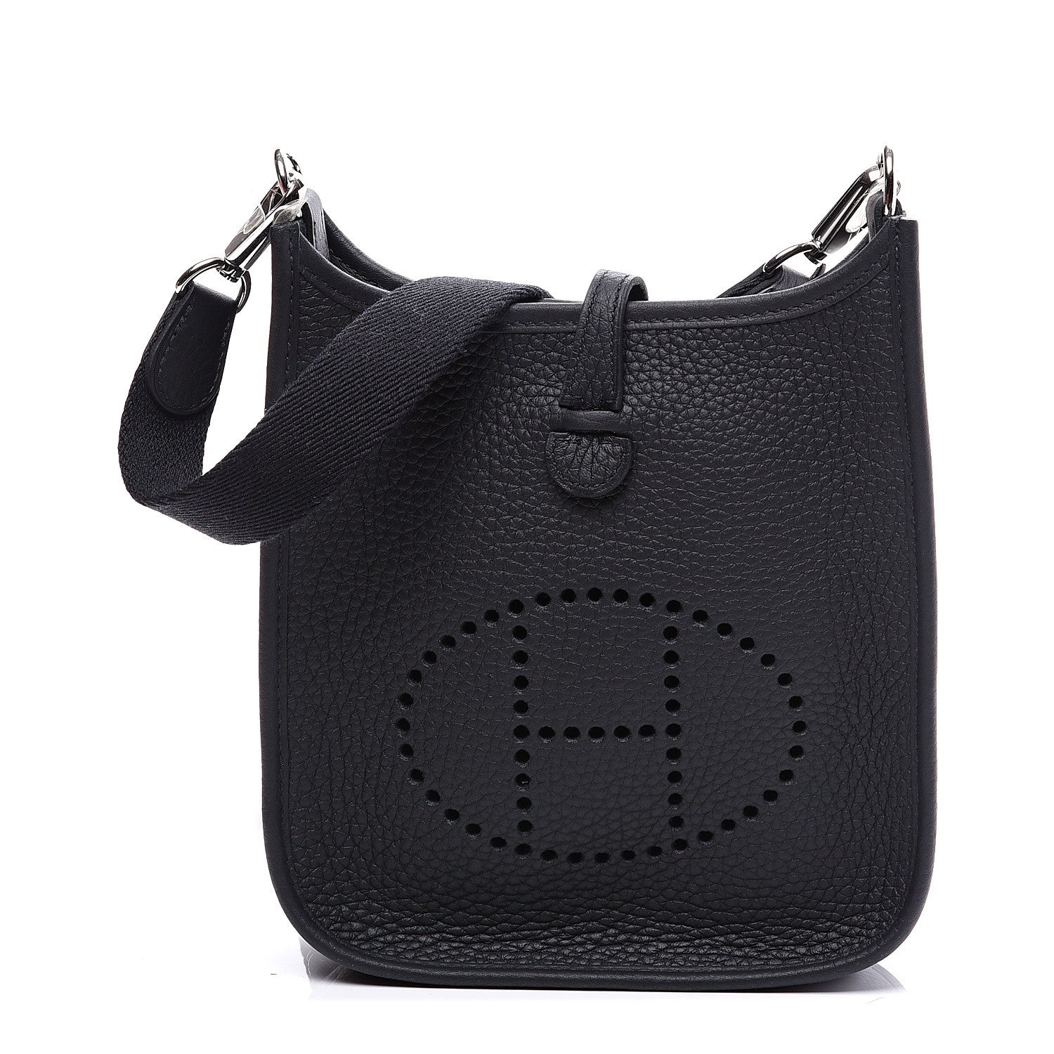 Hermes Taurillon Clemence Evelyne TPM Black 1 of 10