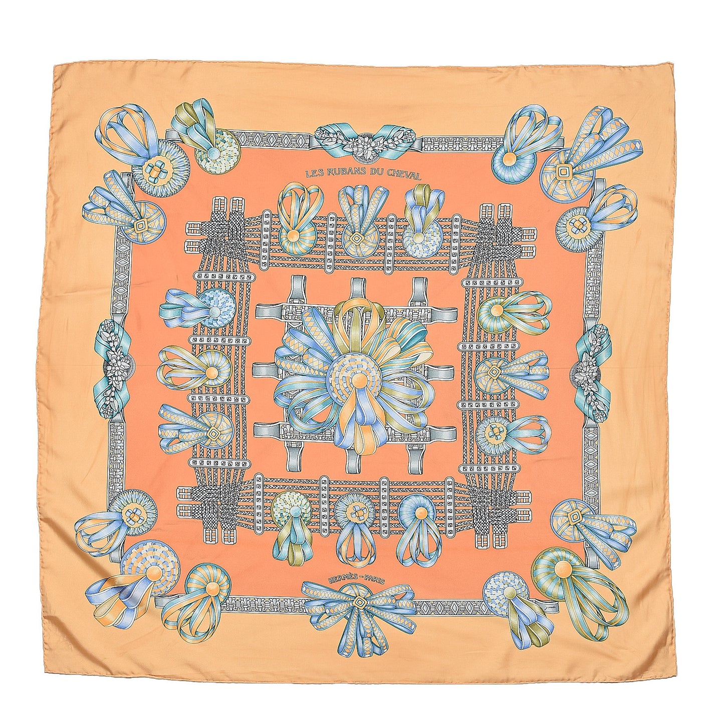 Silk Les Rubans Du Cheval Scarf 90