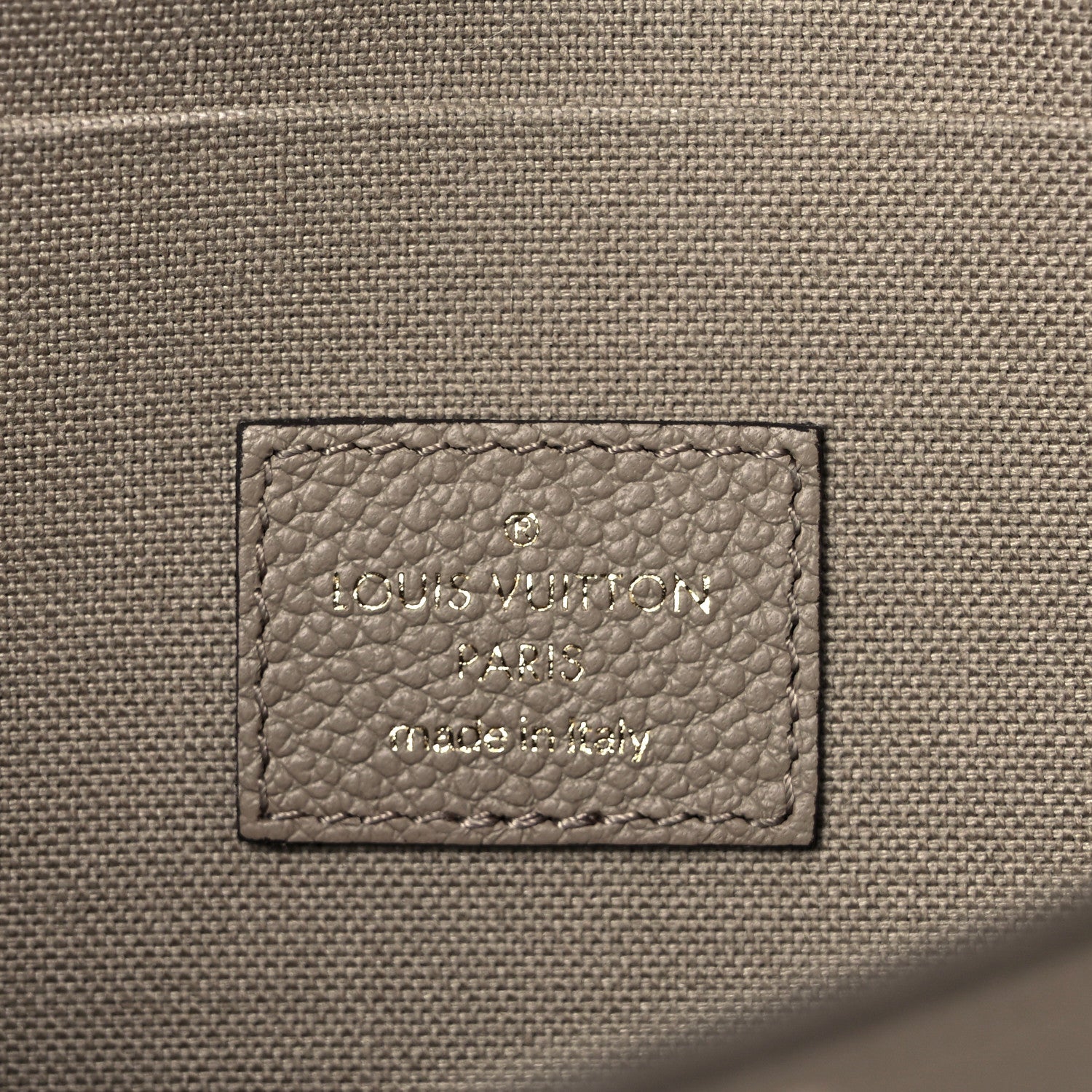 Louis Vuitton Empreinte Monogram Giant Felicie Pochette Tourterelle Creme 7 of 10