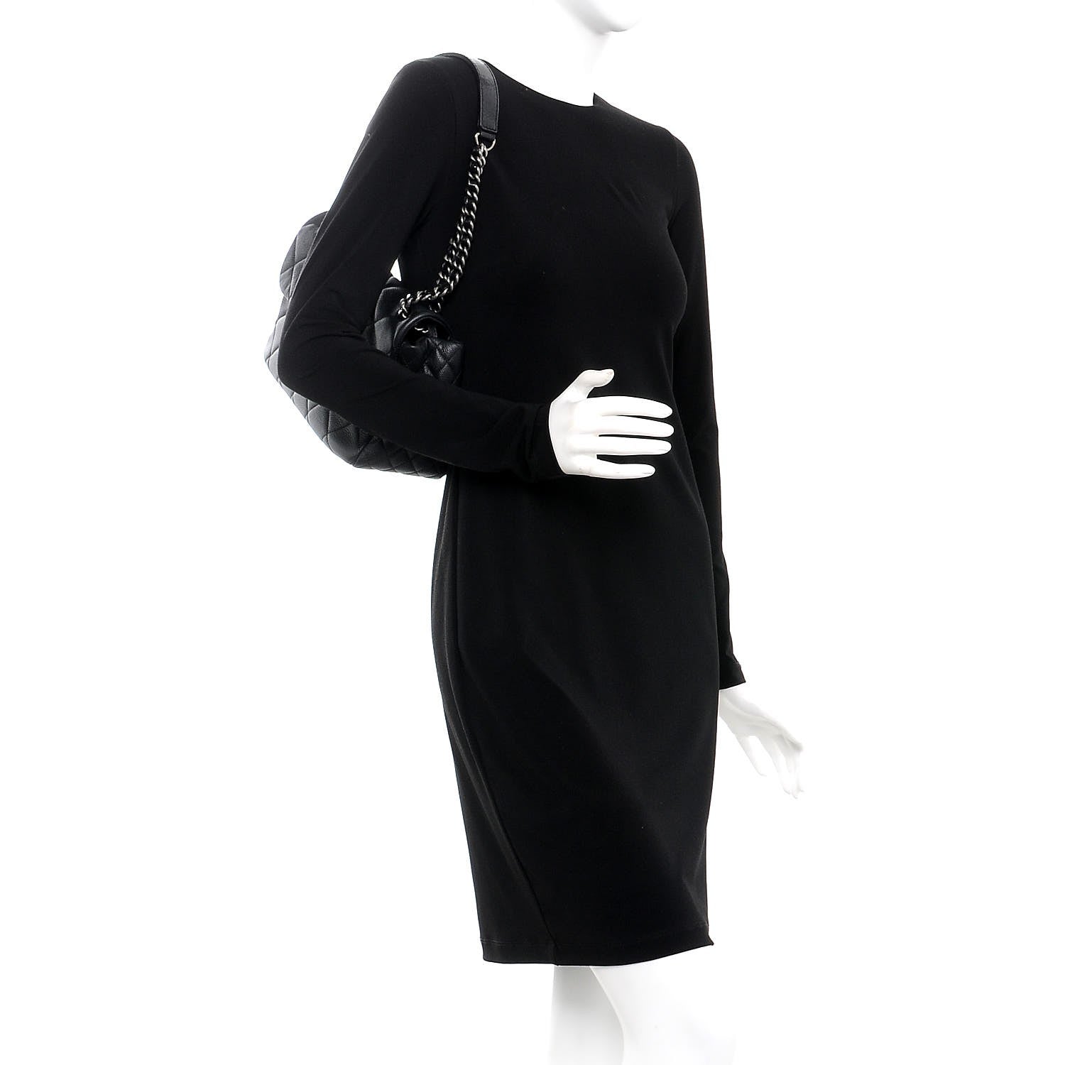 Chanel Caviar Quilted Coco Casual Flap Black 2 of 8