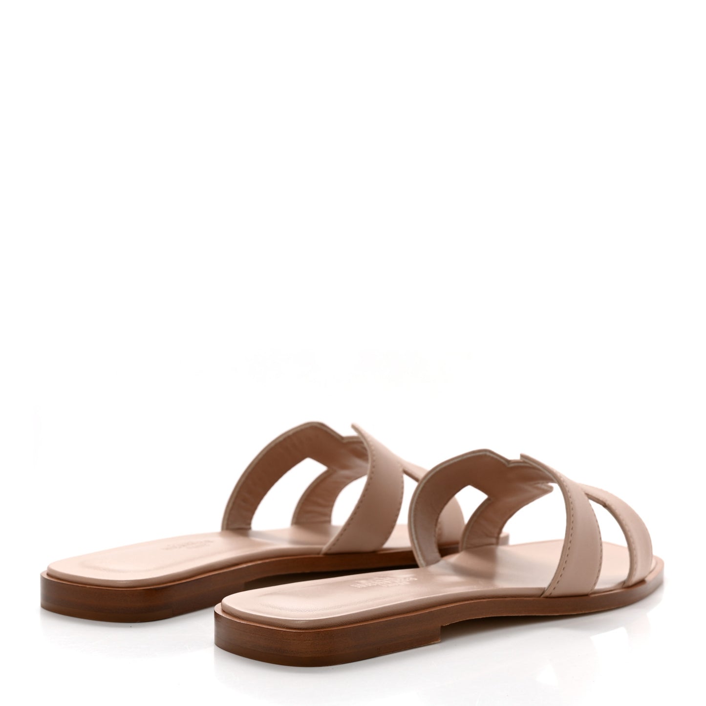 Box Calfskin Oran Sandals 36.5 Bois De Santal