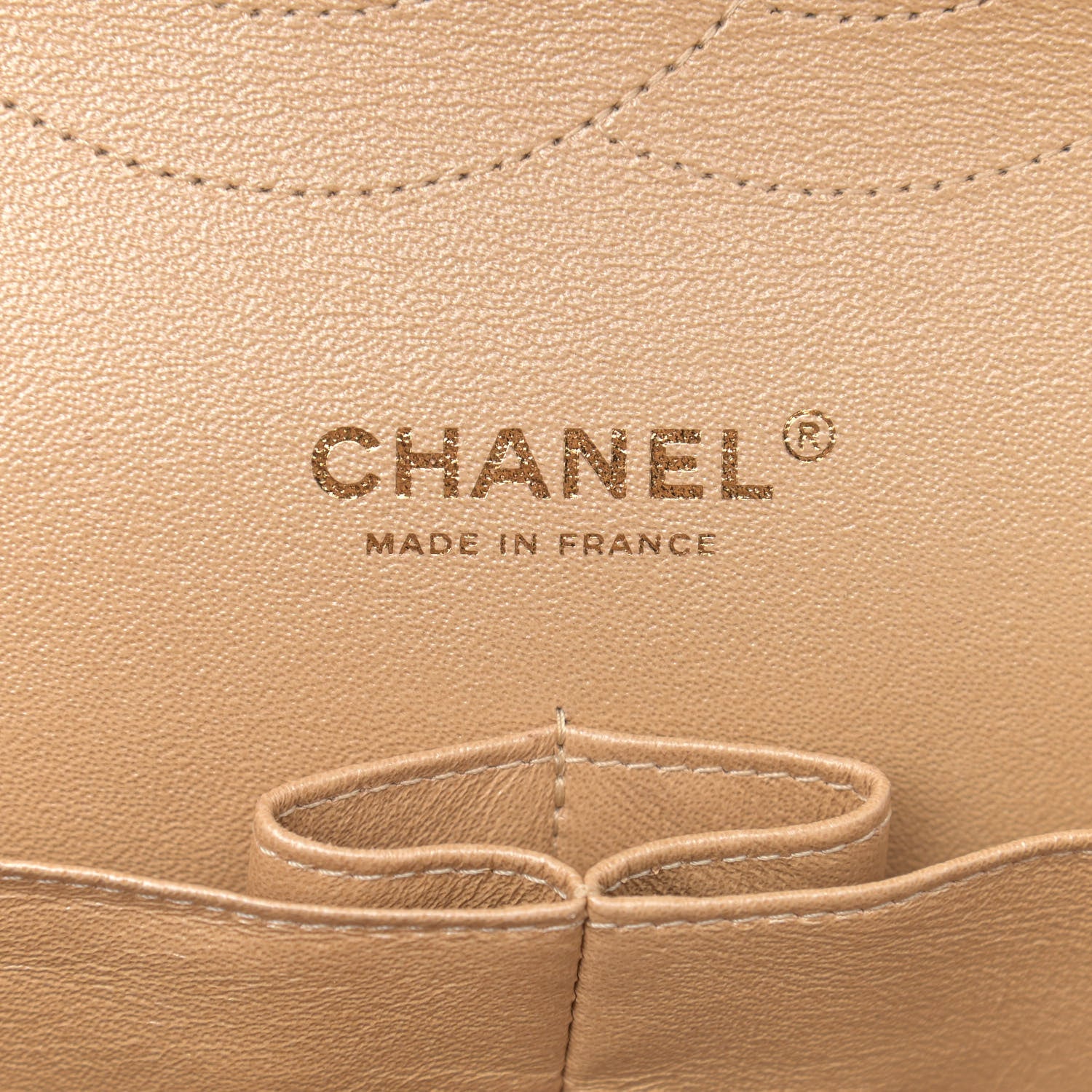 Chanel Iridescent Caviar Quilted Jumbo Double Flap Beige 6 of 14