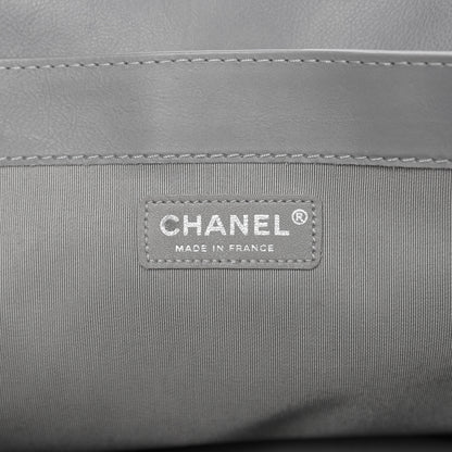 Chanel Calfskin Large Boy Reverso Flap Grey 5 of 9