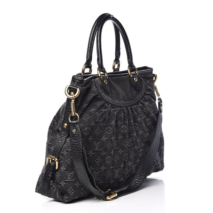 Louis Vuitton Denim Neo Cabby GM Black 3 of 19